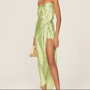 Baobab Collection Light Green Midi Dress
